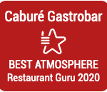 Caburé has recently been awarded the certificate of excellence from the restaurant guru portal